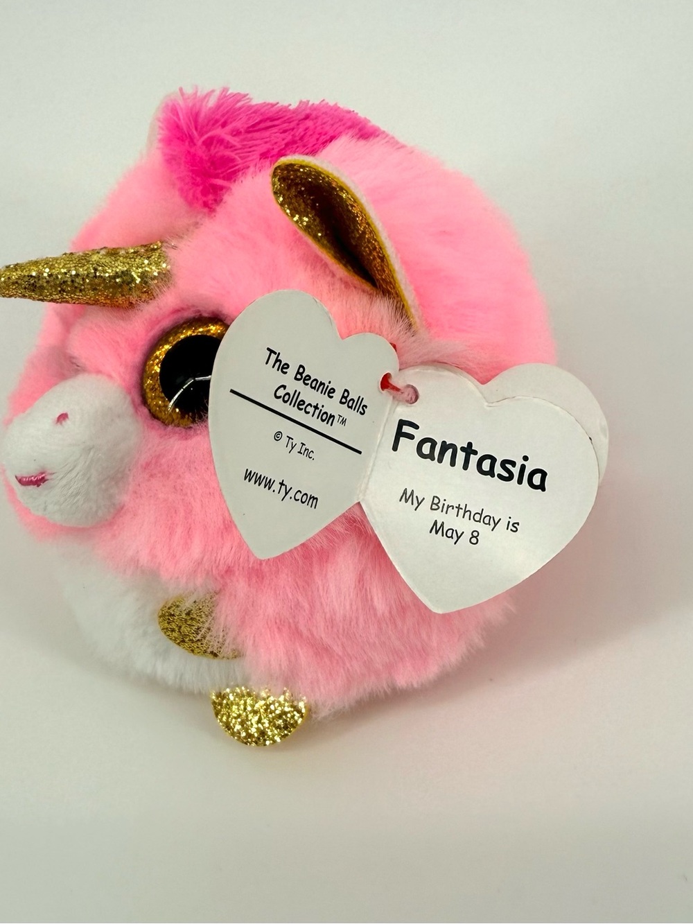 Ty Beanie Boo Ball Unicorn Fantasia - Picture 3 of 3